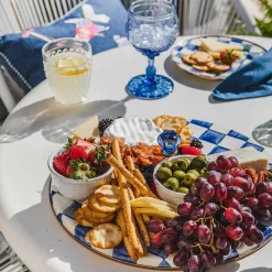 Royal Check Enamel Cheese Course