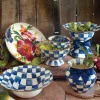 Royal Check Enamel Colander - Small