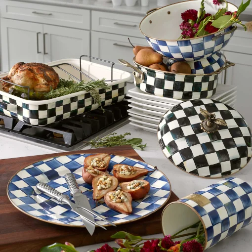 Royal Check Enamel Everything Bowl