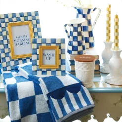 Royal Check Enamel Frame - 2.5" X 3"