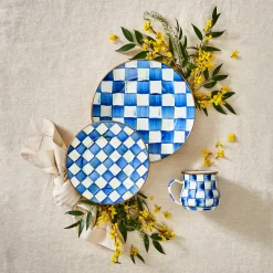 Royal Check Enamel Mug