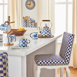 Royal Check Enamel Mug