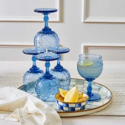 Royal Check Enamel Pinch Bowl