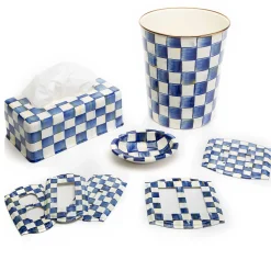 Royal Check Enamel Soap Dish