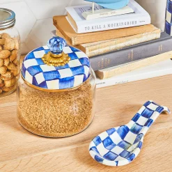 Royal Check Enamel Spoon Rest