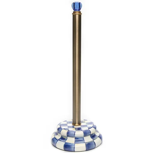 Royal Check Enamel Toilet Tissue Storage
