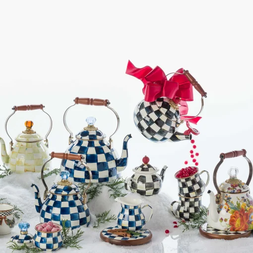 Royal Check Enamel Trivet