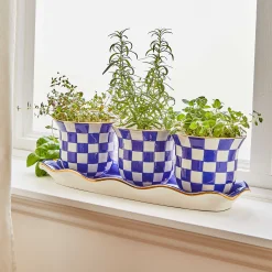 Royal Check Herb Garden Set