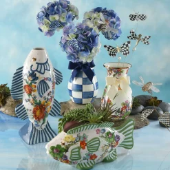 Royal Check Hydrangea - Blue