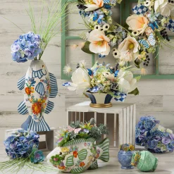 Royal Check Hydrangea - Blue