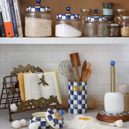Royal Check Kitchen Canister - Large