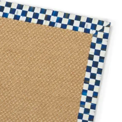 Royal Check Sisal Rug - 2'6" X 9' Runner