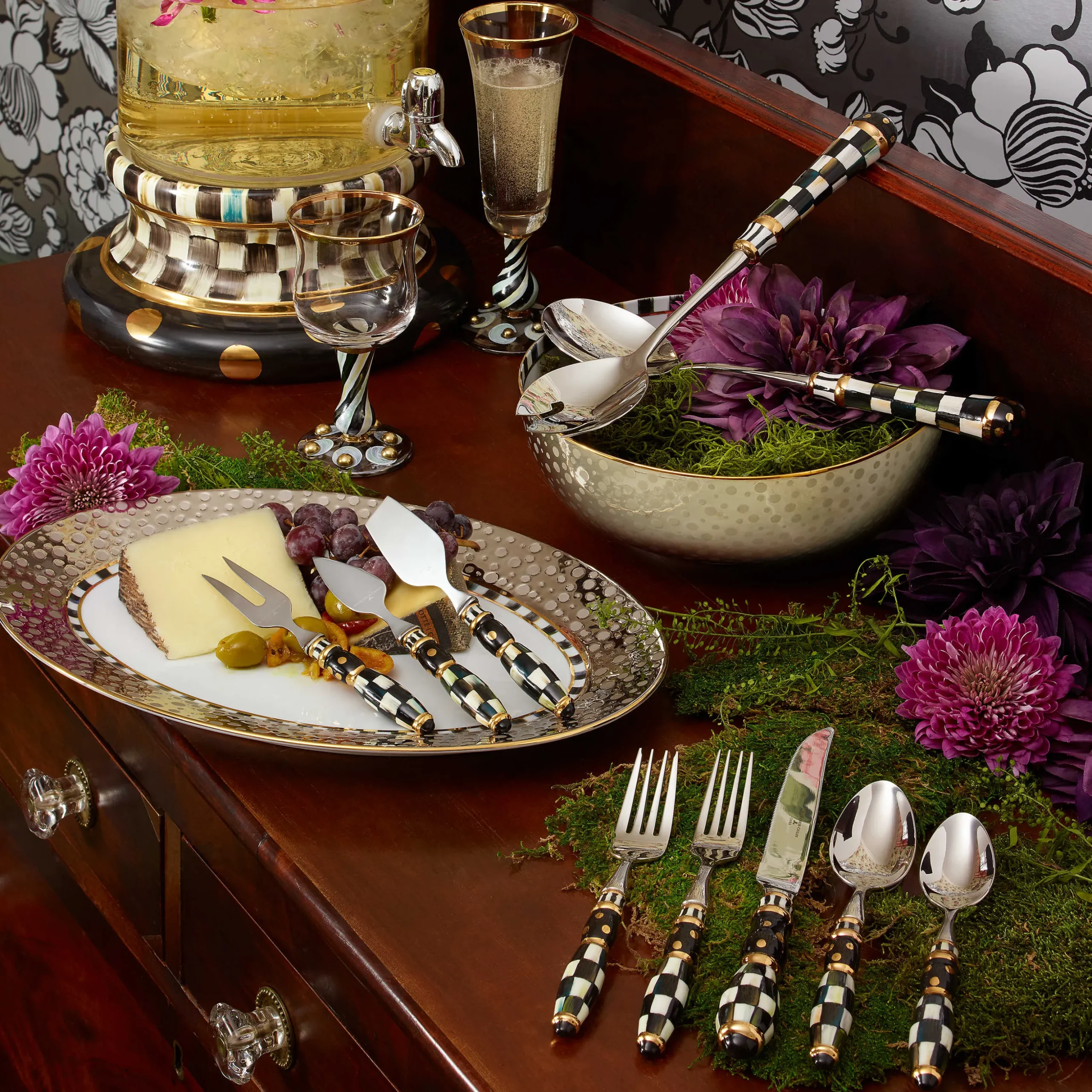 Soho Serving Platter - Platinum