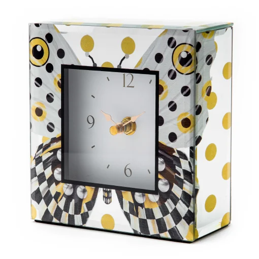 Spot On Butterfly Clock