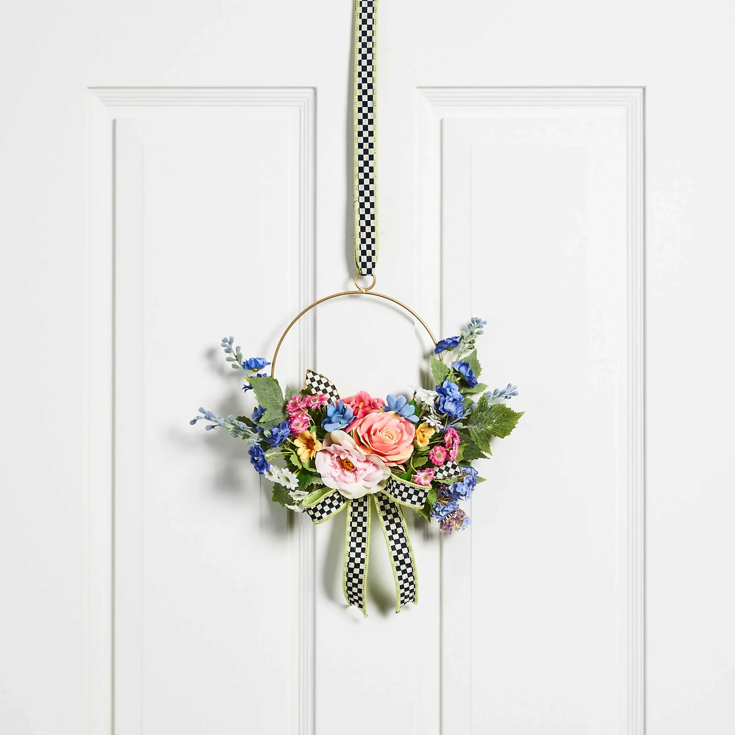 Spring Blooms Hoop Wreath