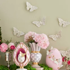 Sterling Check Butterfly Duo Wall Decor