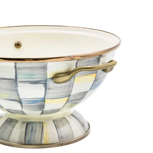 Sterling Check Enamel Almost Everything Bowl
