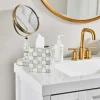 Sterling Check Enamel Boutique Tissue Box Cover