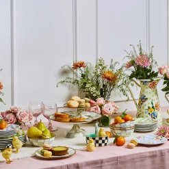 Sterling Check Enamel Everyday Bowl