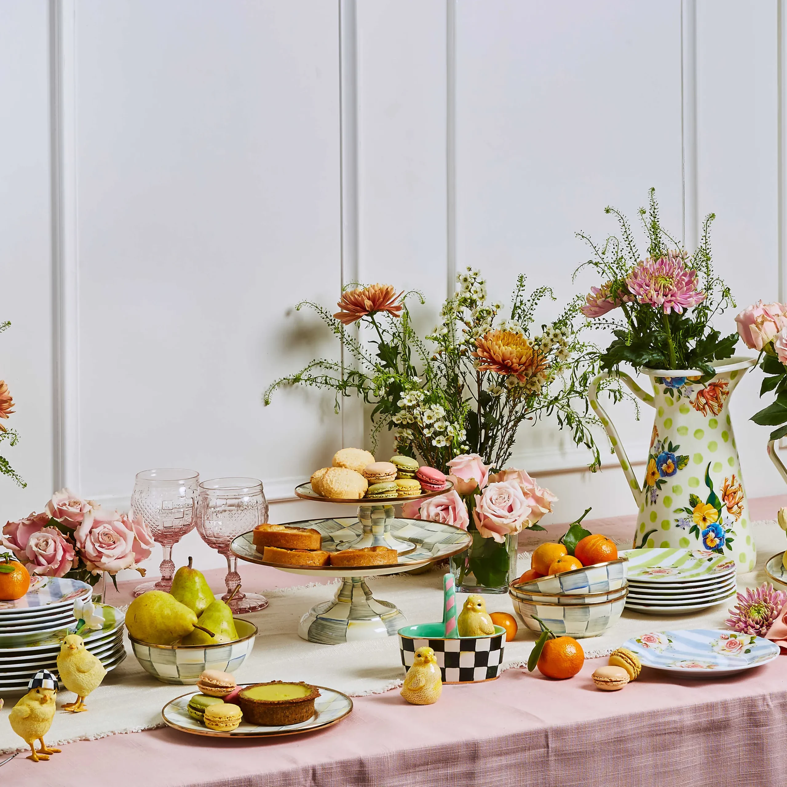 Sterling Check Enamel Everyday Bowl