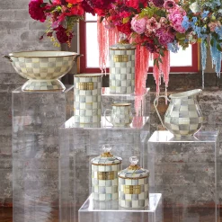 Sterling Check Enamel Mug