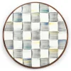 Sterling Check Enamel Trivet - Large