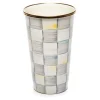 Sterling Check Enamel Tumbler - 20 Ounce