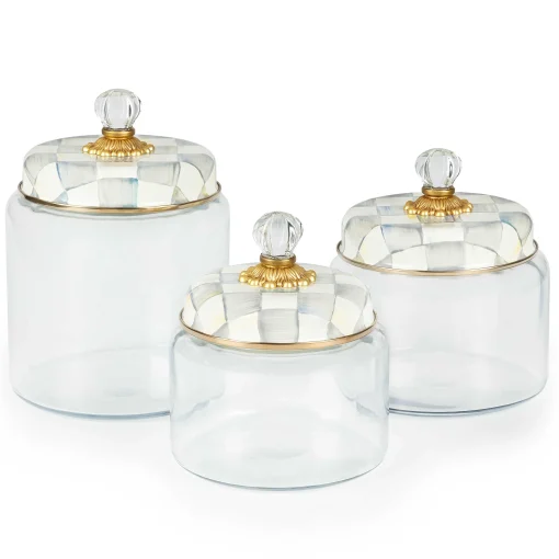 Sterling Check Kitchen Canister - Small