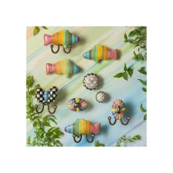 Sterling Check Petit Four Knob