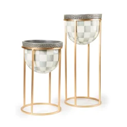 Sterling Check Plant Stand - Tall