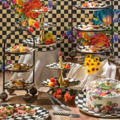 Supper Club Cheese Knife Set - Courtly Check