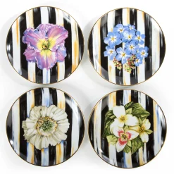 Thistle & Bee Salad Plate - Iris