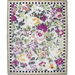 Tudor Rose Rug - 8' X 10' - Silver Fern