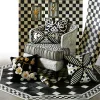 Westminster Hair On Hide Rug - Black - 6' Octagon