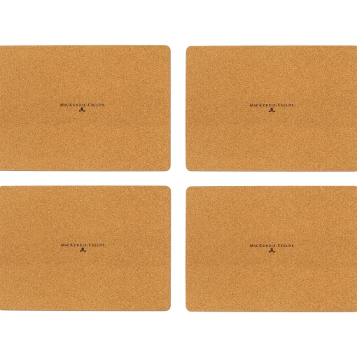 Wildflowers Cork Back Placemats - Set Of 4