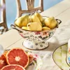 Wildflowers Enamel Large Colander - Blue