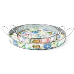 Wildflowers Serving Trays - Set Of 2