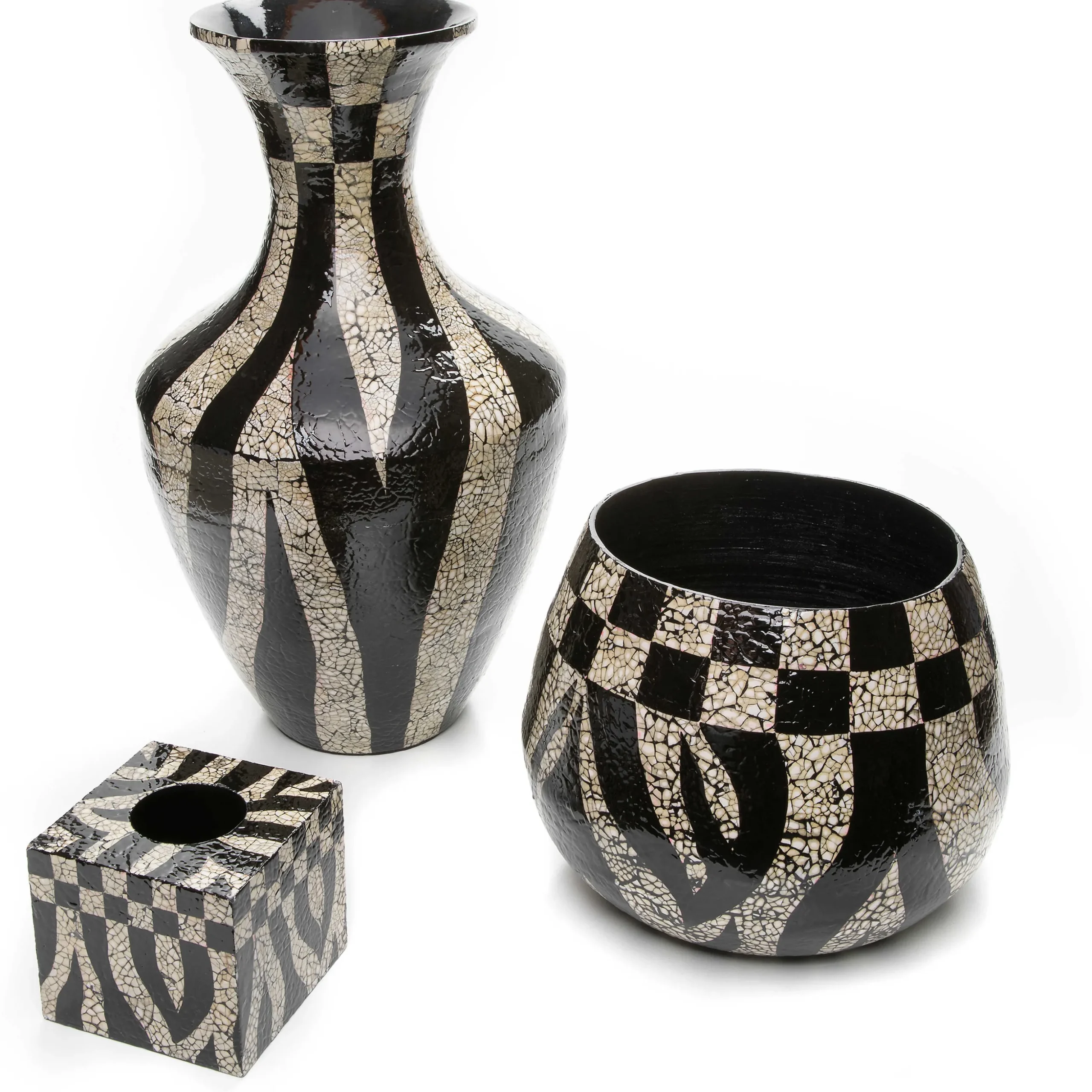 Zebra Floor Vase