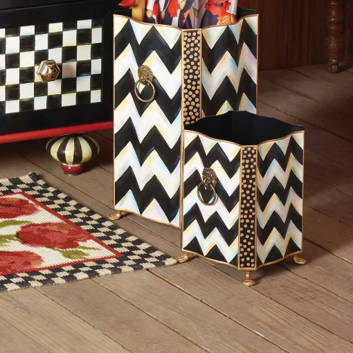Zig Zag Waste Bin